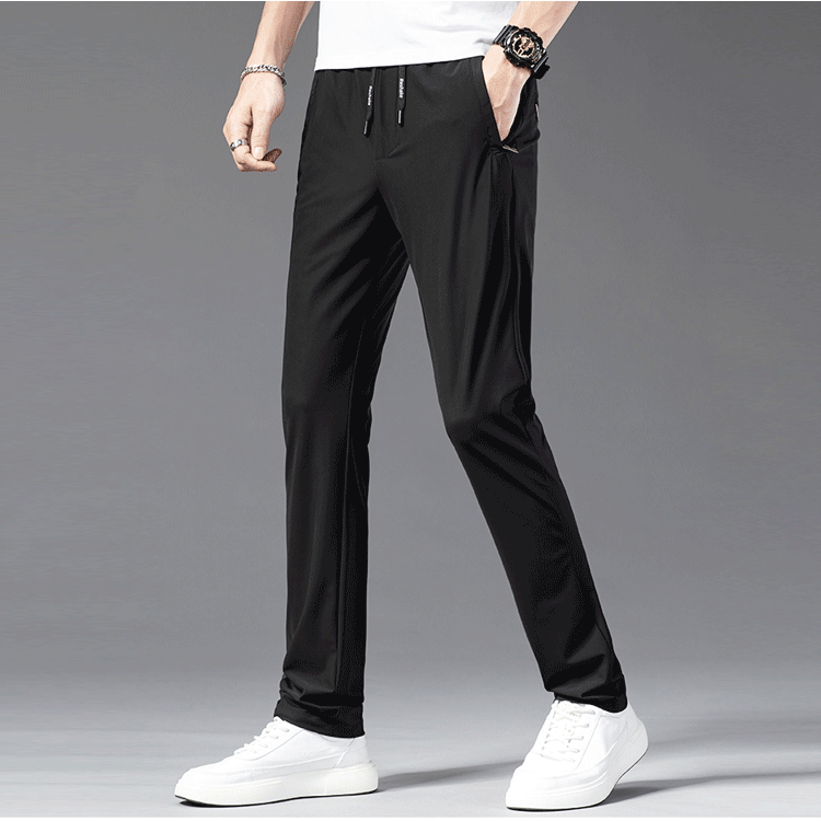 Men's Summer Ice Silk Casual Sports Trousers