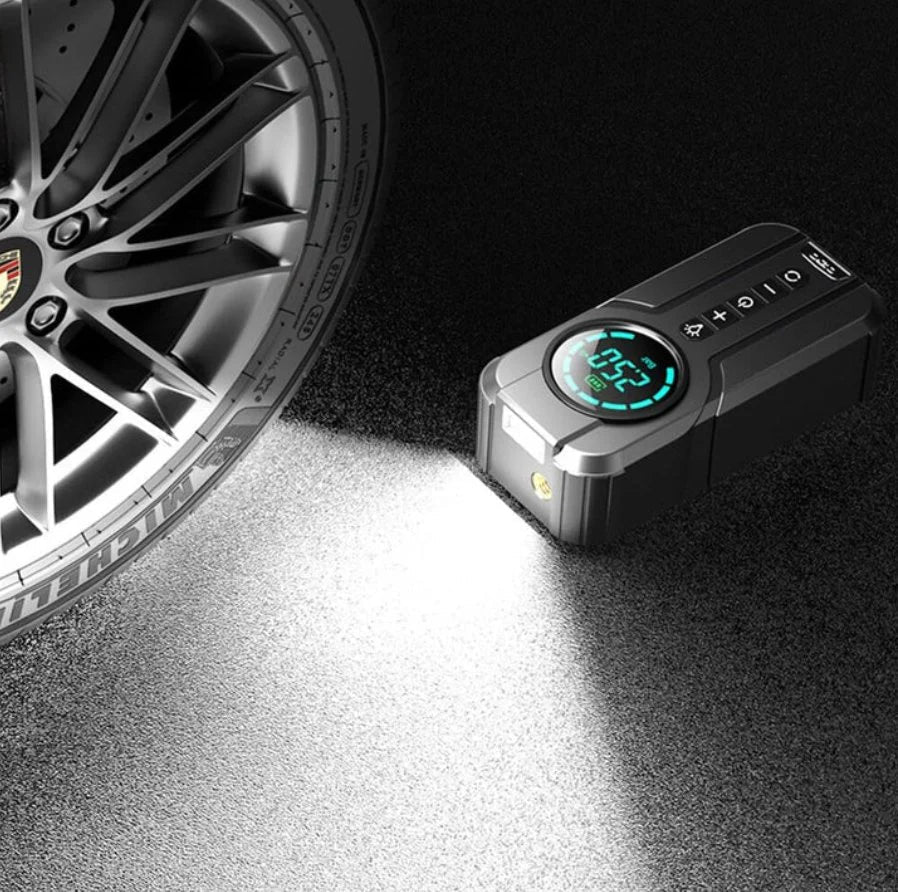 Portable Car Jump Starter with Air Compressor