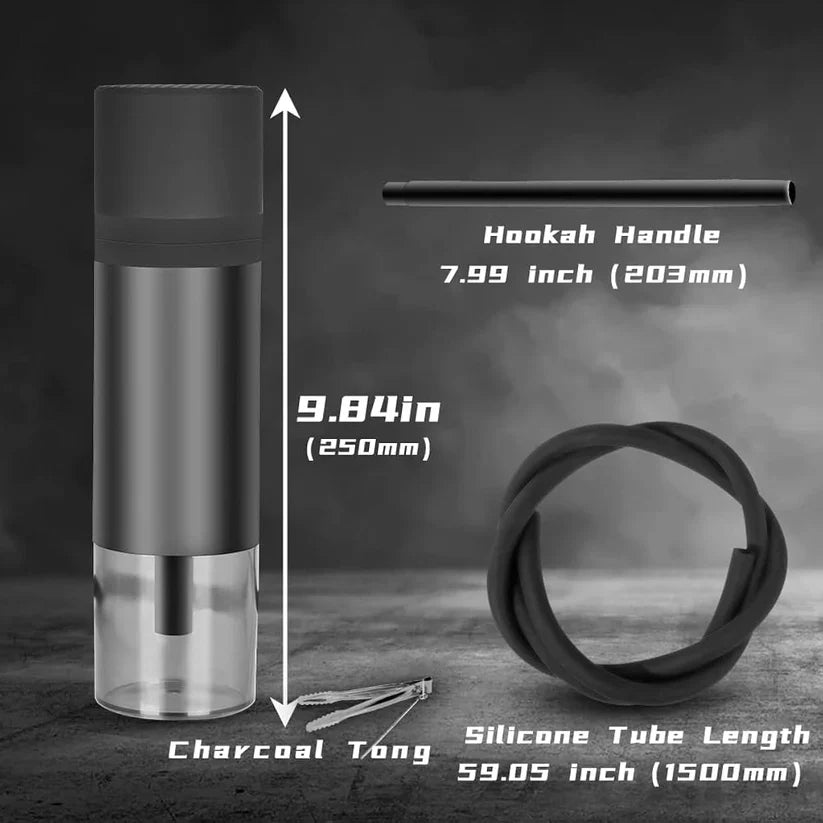 Compact & Stylish Travel Hookah for On-the-Go Smoking