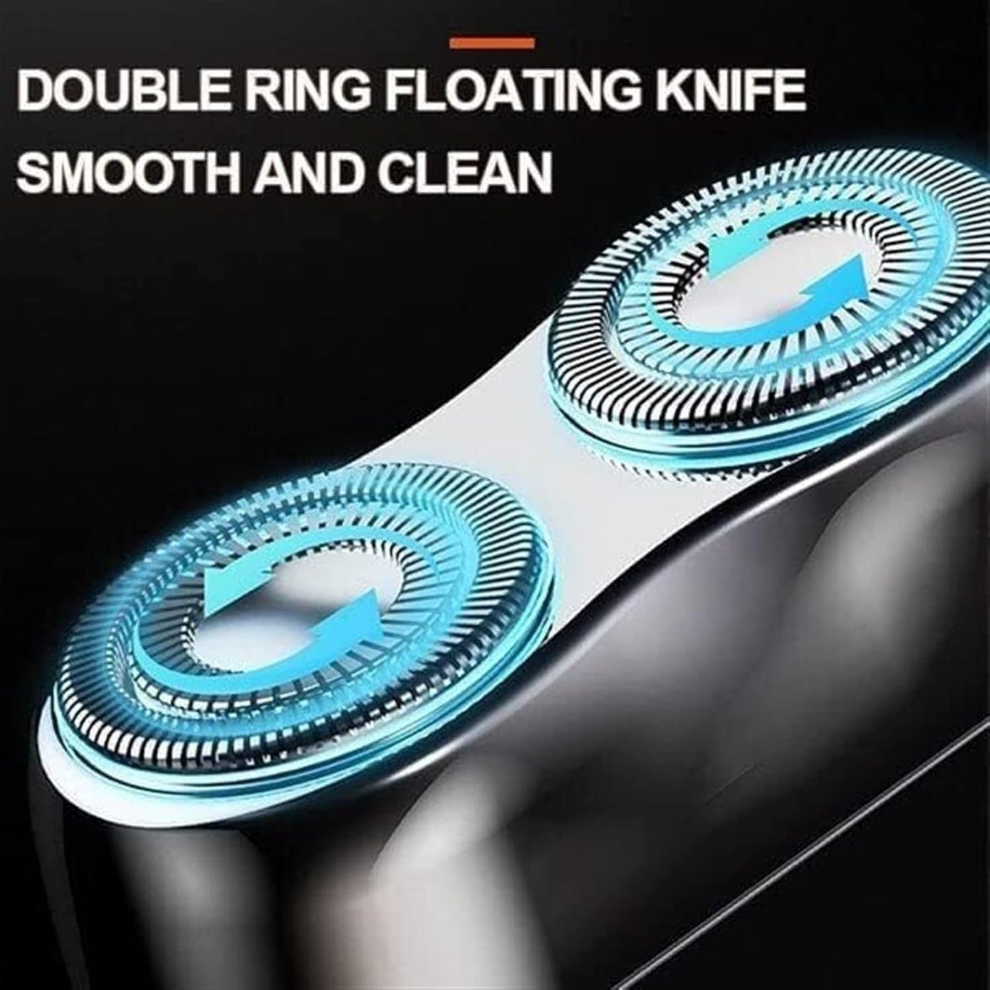 Mini Electric Shaver for Men – Double Head, Waterproof & Portable Razor