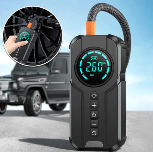 Portable Car Jump Starter with Air Compressor