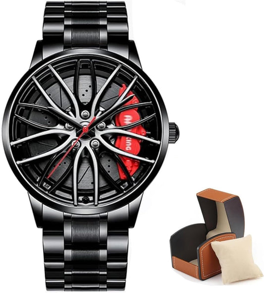 Unique Auto Rim Design Sport Watch