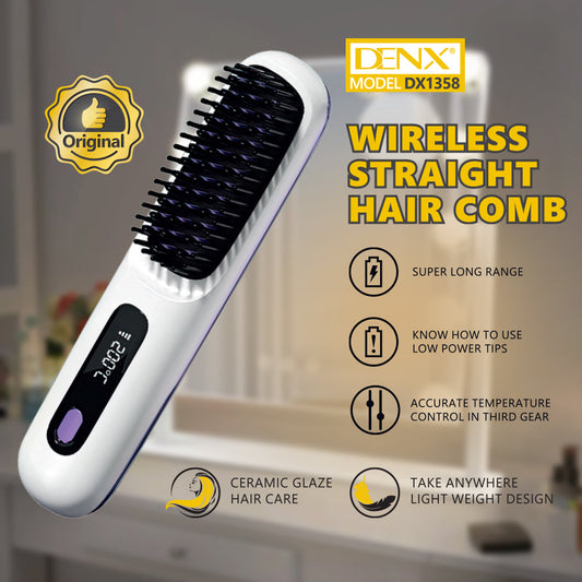 Wireless Hair Straightening Comb