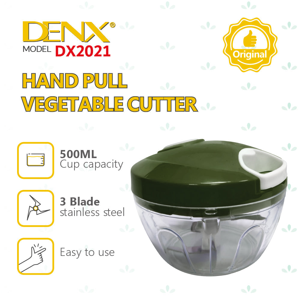 Hand Pull Vegetable Chopper – Manual Food Processor for Effortless Cutting & Dicing
