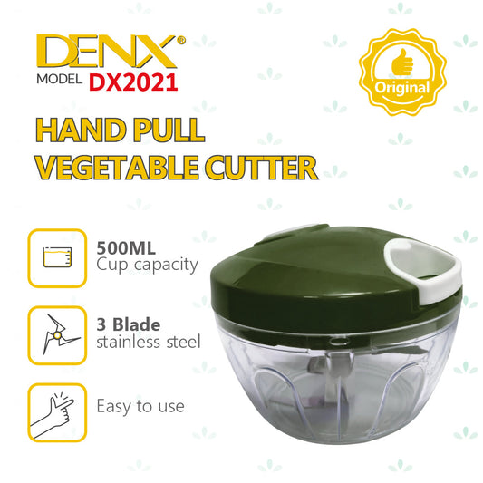 Hand Pull Vegetable Chopper – Manual Food Processor for Effortless Cutting & Dicing