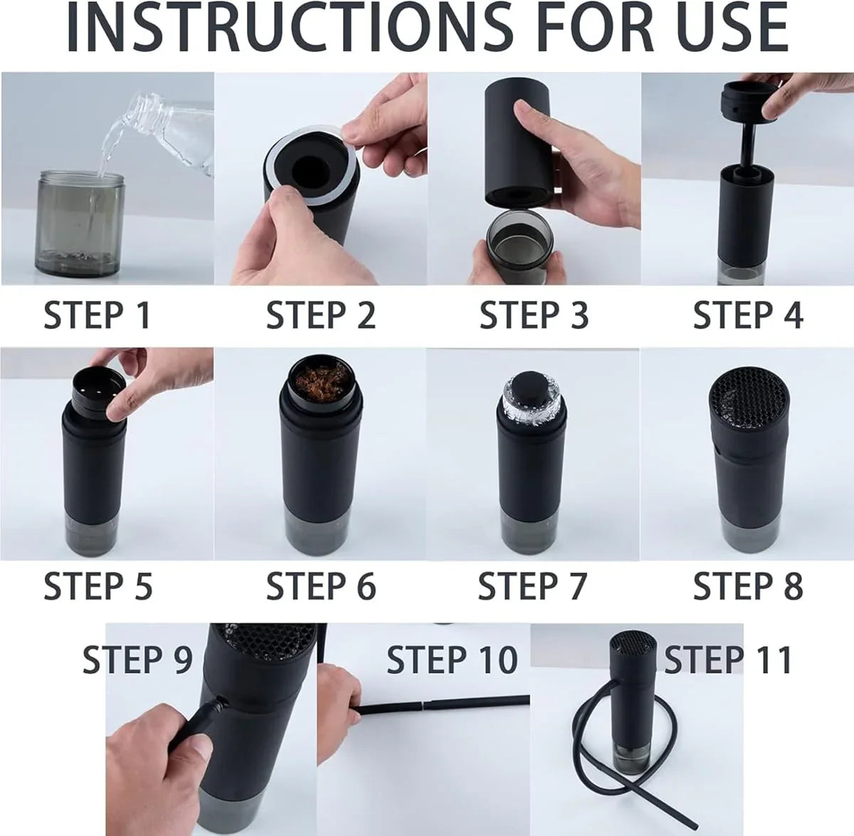 Compact & Stylish Travel Hookah for On-the-Go Smoking