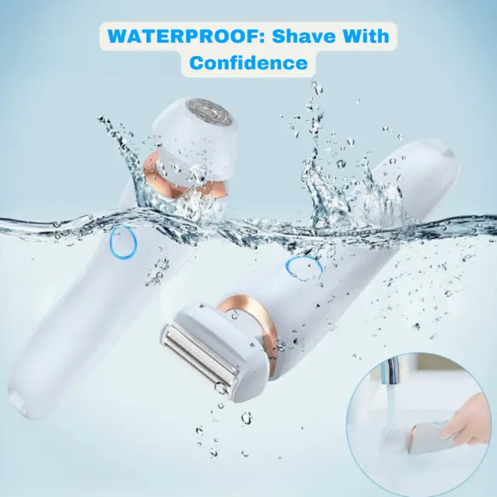 Go Lady Electric Shaver – Painless Hair Removal for Women, Portable & Rechargeable