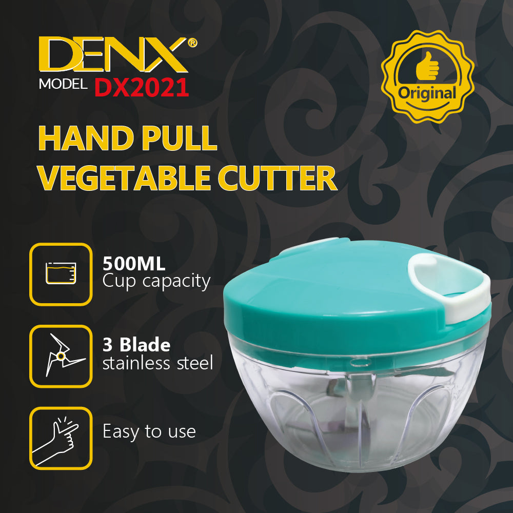 Hand Pull Vegetable Chopper – Manual Food Processor for Effortless Cutting & Dicing