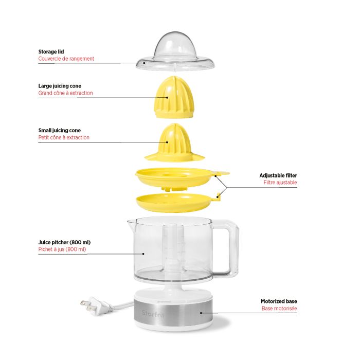 Electric Citrus Juicer – Powerful Juicer for Oranges, Lemons & Limes
