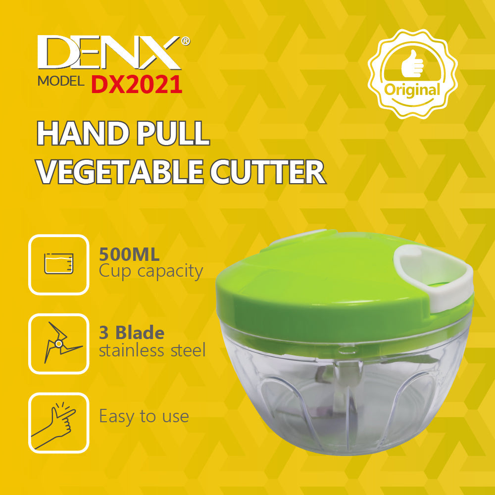 Hand Pull Vegetable Chopper – Manual Food Processor for Effortless Cutting & Dicing