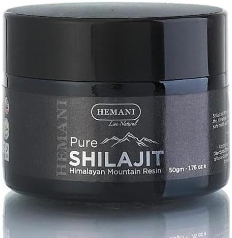 HEMANI Pure Shilajit – Natural Energy & Vitality Booster for Men & Women
