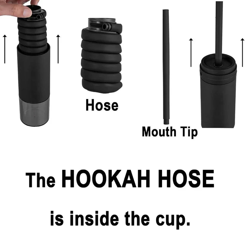 Compact & Stylish Travel Hookah for On-the-Go Smoking
