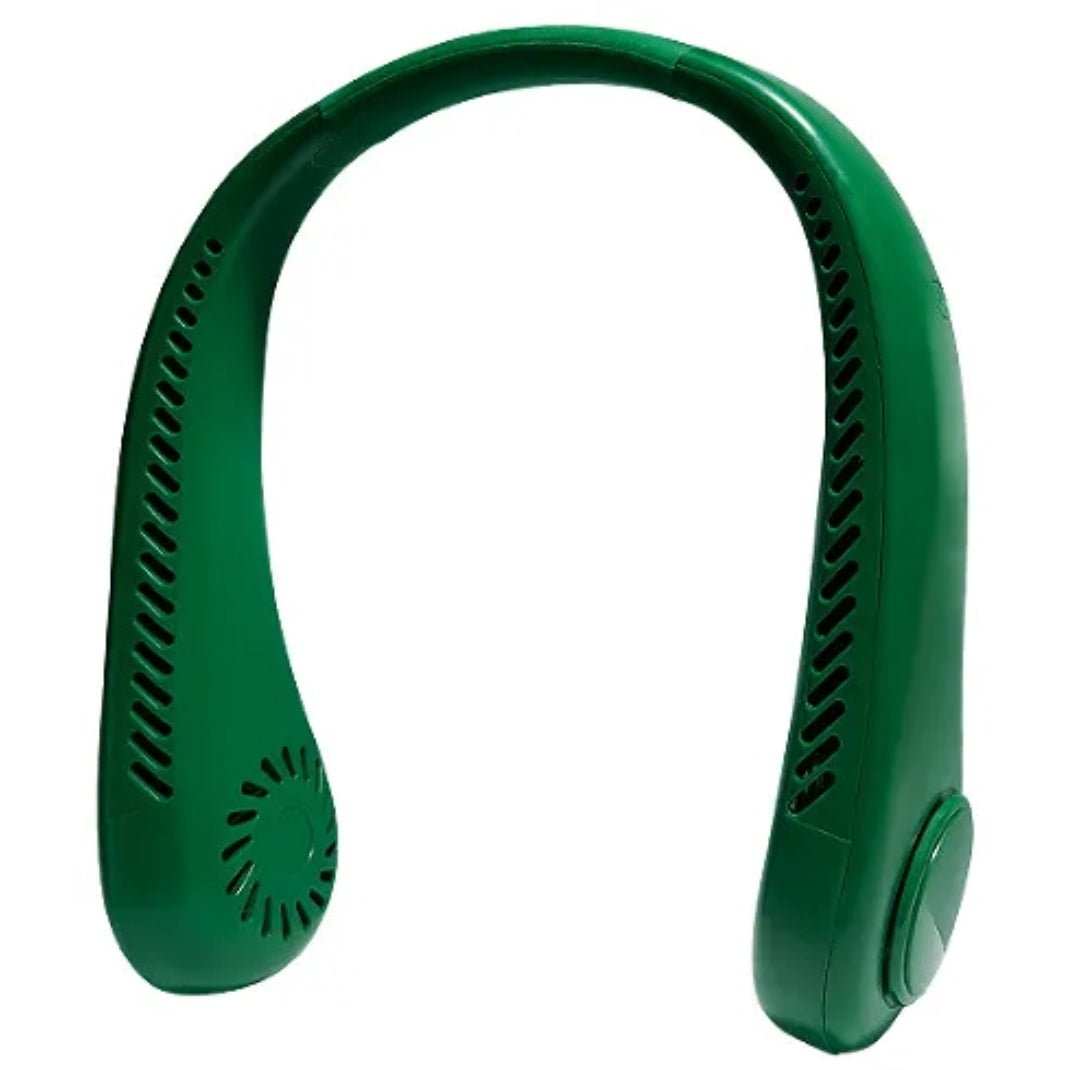 Portable Hanging Neck Fan – USB Rechargeable Wearable Fan for Hands-Free Cooling